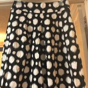 Black and white polka dot Skirt